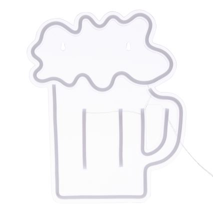 Atmosphera - Decoración mural de neón LED BEER LED/5V