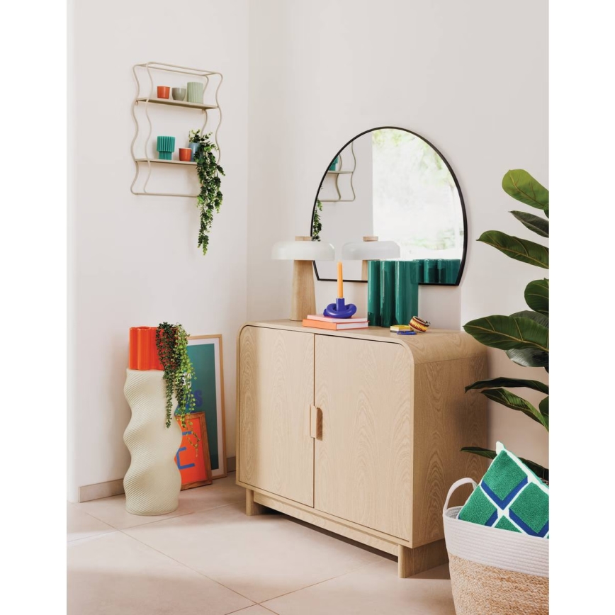 Atmosphera - Espejo de pared ALICE 65x90 cm negro