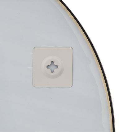 Atmosphera - Espejo de pared ALICE diá. 70 cm negro