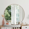 Atmosphera - Espejo de pared ALICE diá. 76 cm dorado