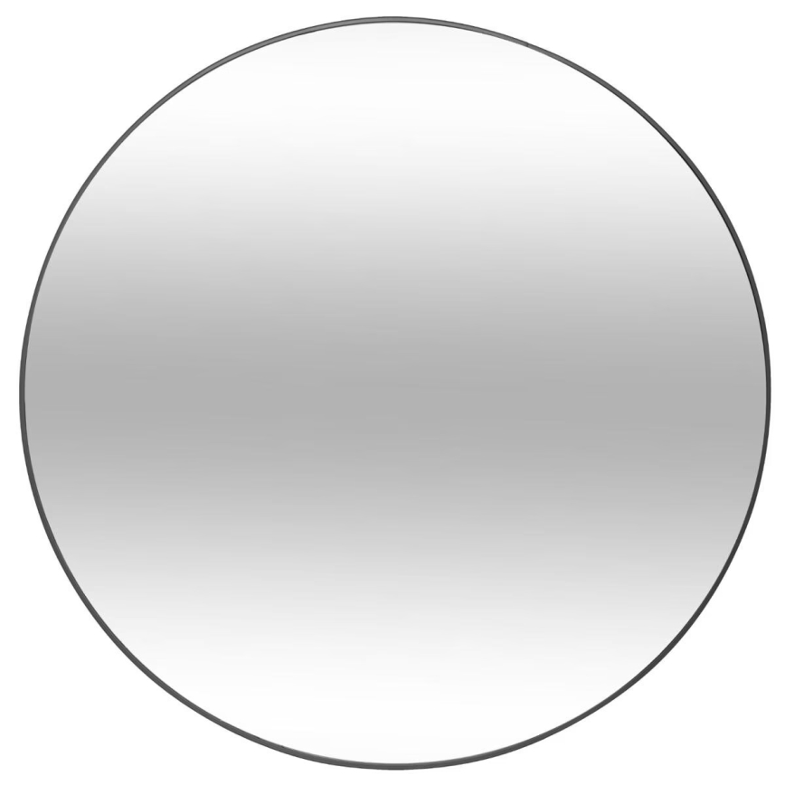Atmosphera - Espejo de pared ALICE diá. 76 cm negro