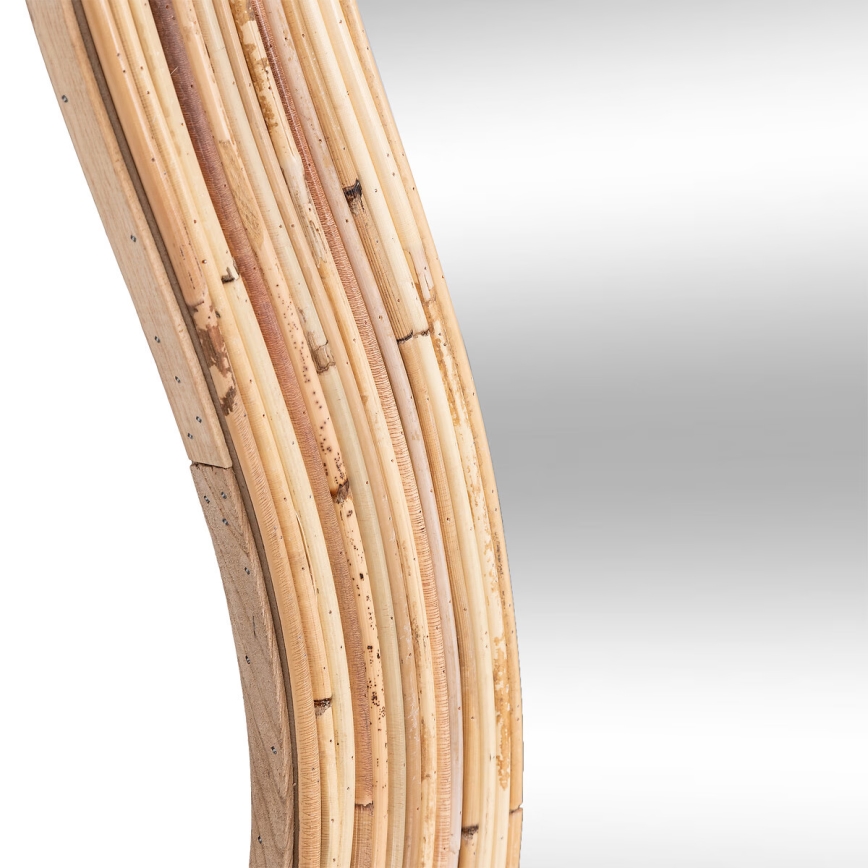 Atmosphera - Espejo de pared MAGGIE 179,5x86 cm ratán