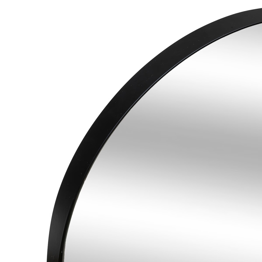 Atmosphera - Espejo de pared SELENA 112x40 cm negro