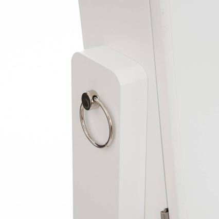 Atmosphera - Espejo de pie con joyero KRISTIN 146,8x37 cm blanco