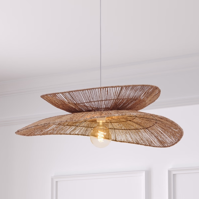 Atmosphera - Lámpara colgante ALARA 1xE27/40W/230V yute