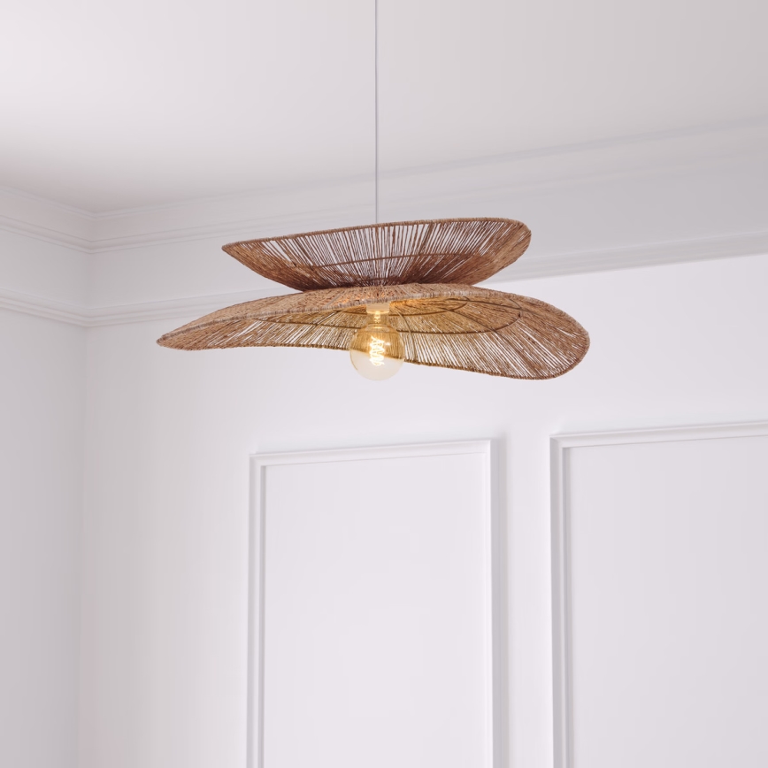 Atmosphera - Lámpara colgante ALARA 1xE27/40W/230V yute