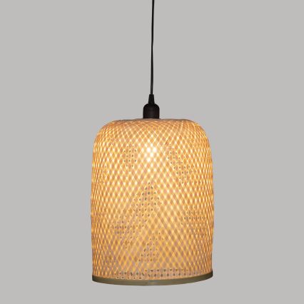Atmosphera - Lámpara colgante ALI 1xE27/40W/230V bambú