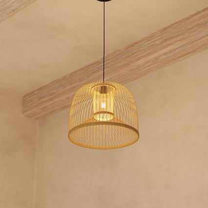Atmosphera - Lámpara colgante AMY 1xE27/40W/230V bambú