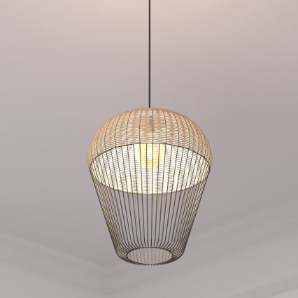 Atmosphera - Lámpara colgante ANEA 1xE27/40W/230V ratán