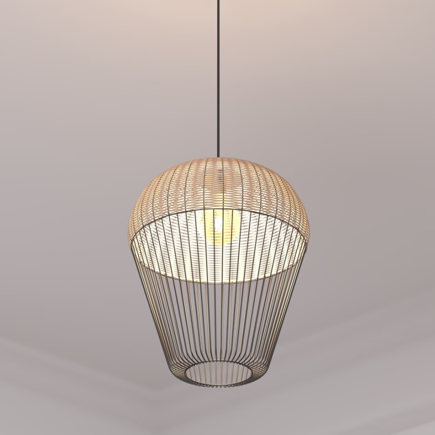 Atmosphera - Lámpara colgante ANEA 1xE27/40W/230V ratán
