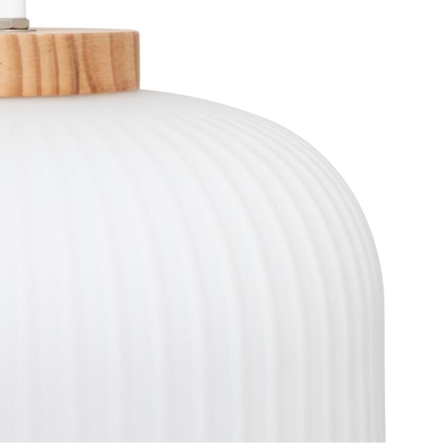 Atmosphera - Lámpara colgante con cable TRAVIS 1xE27/25W/230V, pino