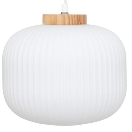 Atmosphera - Lámpara colgante con cable TRAVIS 1xE27/25W/230V, pino