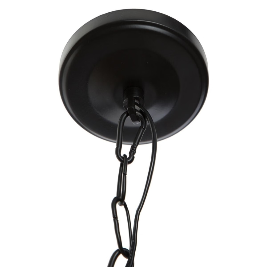 Atmosphera - Lámpara colgante con cadena BASALT 1xE27/25W/230V negro