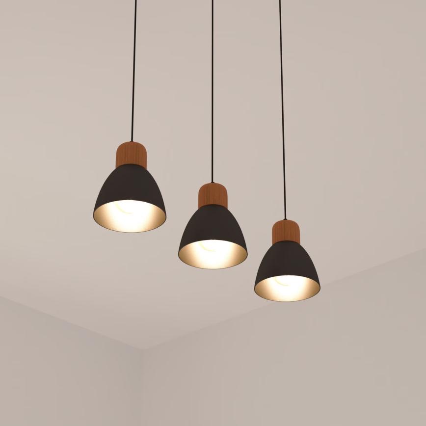 Atmosphera - Lámpara colgante DESY 1xE27/40W/230V pino