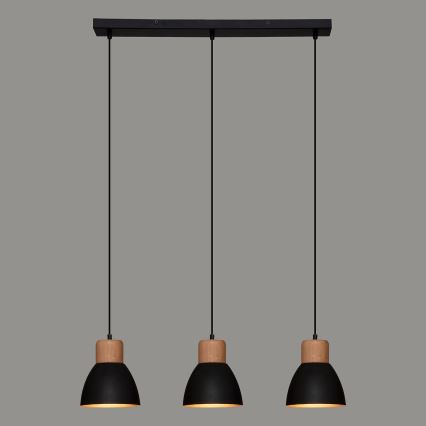 Atmosphera - Lámpara colgante DESY 1xE27/40W/230V pino