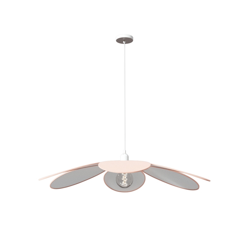 Atmosphera - Lámpara colgante infantil PETAL 1xE27/40W/230V, diámetro 64 cm, rosa