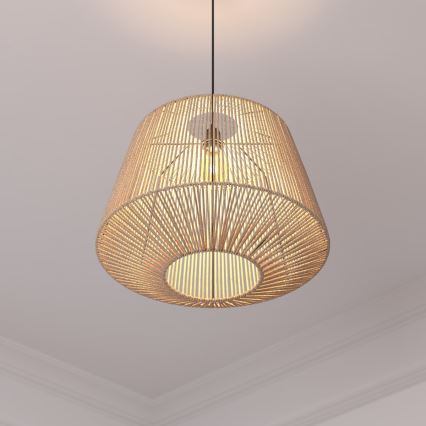 Atmosphera - Lámpara colgante JILY 1xE27/40W/230V yute
