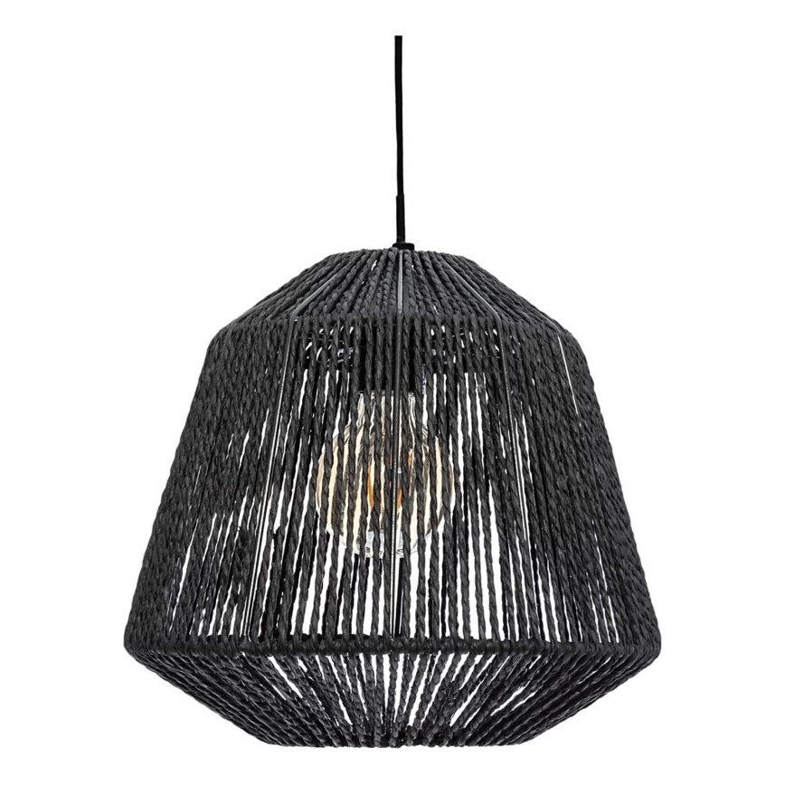 Atmosphera - Lámpara colgante JILY 1xE27/40W/230V yute negro
