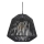 Atmosphera - Lámpara colgante JILY 1xE27/40W/230V yute negro