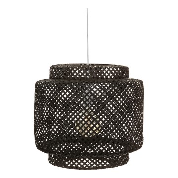 Atmosphera - Lámpara colgante LIBY 1xE27/40W/230V bambú/negro