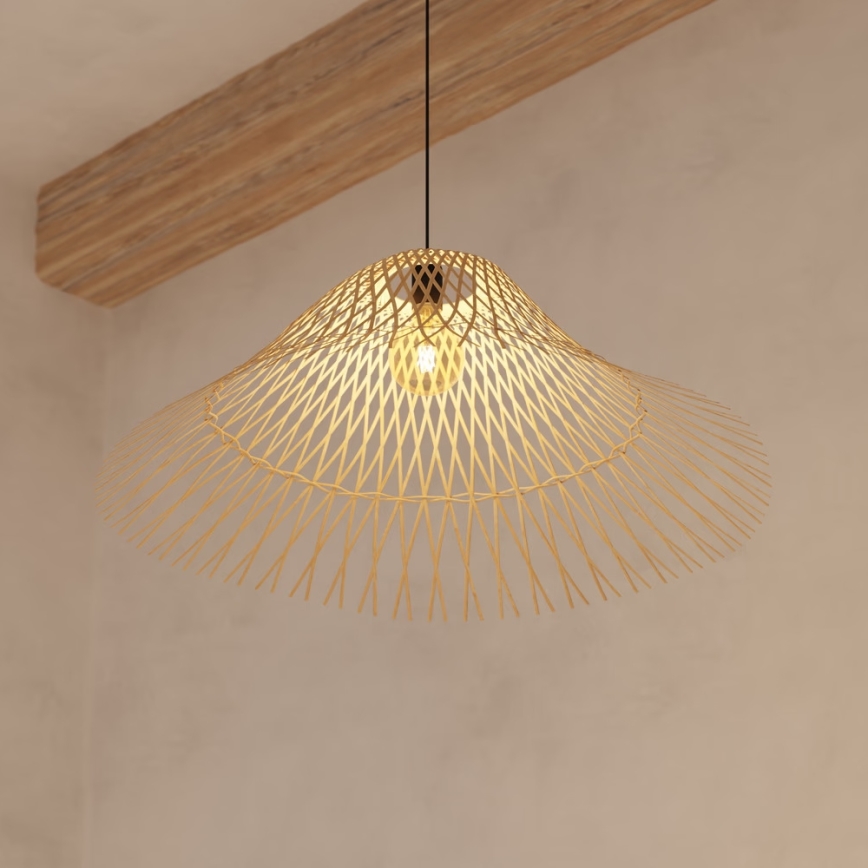Atmosphera - Lámpara colgante MOXA 1xE27/60W/230V bambú