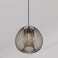 Atmosphera - Lámpara colgante NODA 1xE27/40W/230V negro