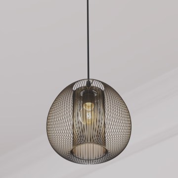 Atmosphera - Lámpara colgante NODA 1xE27/40W/230V negro