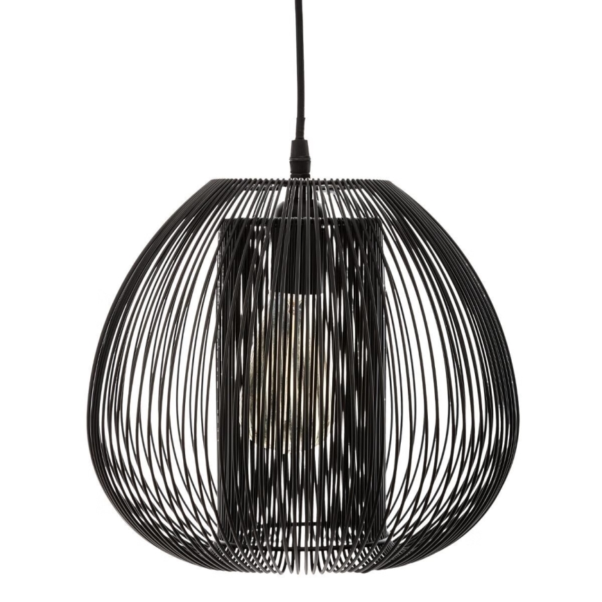 Atmosphera - Lámpara colgante NODA 1xE27/40W/230V negro