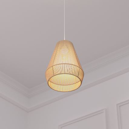 Atmosphera - Lámpara colgante PALM 1xE27/40W/230V yute