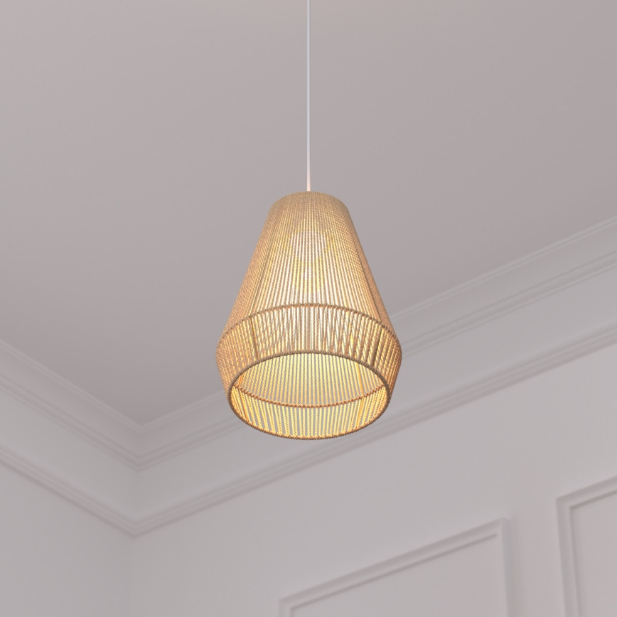 Atmosphera - Lámpara colgante PALM 1xE27/40W/230V yute