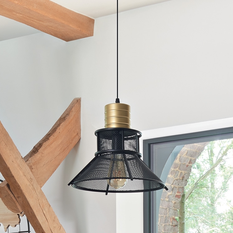 Atmosphera - Lámpara colgante RODO 1xE27/40W/230V
