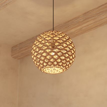 Atmosphera - Lámpara colgante SAND 1xE27/40W/230V jacinto de agua