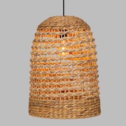 Atmosphera - Lámpara colgante SAND 1xE27/40W/230V ratán/jacinto de agua