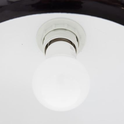 Atmosphera - Lámpara colgante SAVIO 1xE27/40W/230V negro