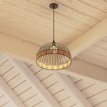 Atmosphera - Lámpara colgante SUWA 1xE27/40W/230V ratán