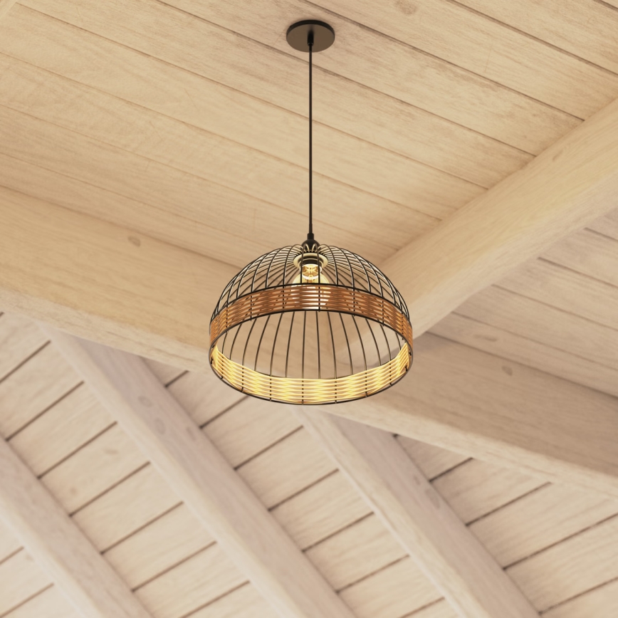 Atmosphera - Lámpara colgante SUWA 1xE27/40W/230V ratán
