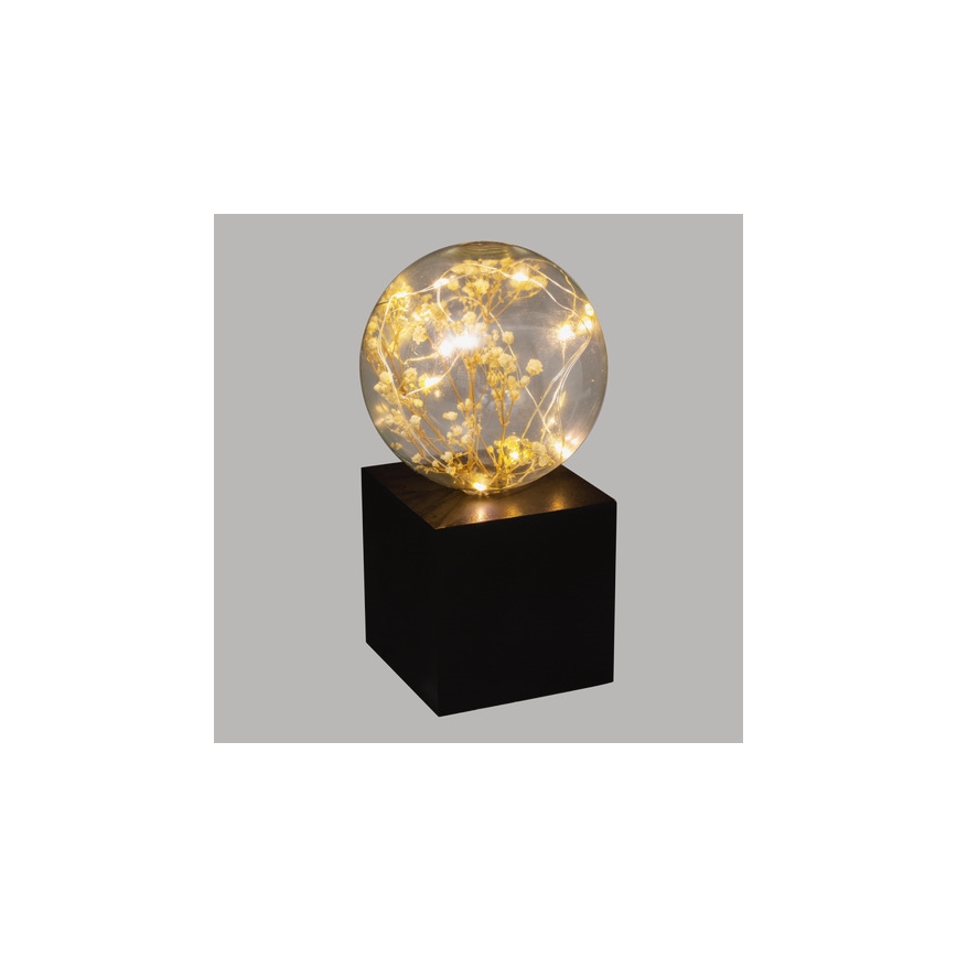 Atmosphera - Lámpara de escritorio LED MICRO, 2x AAA, antracita