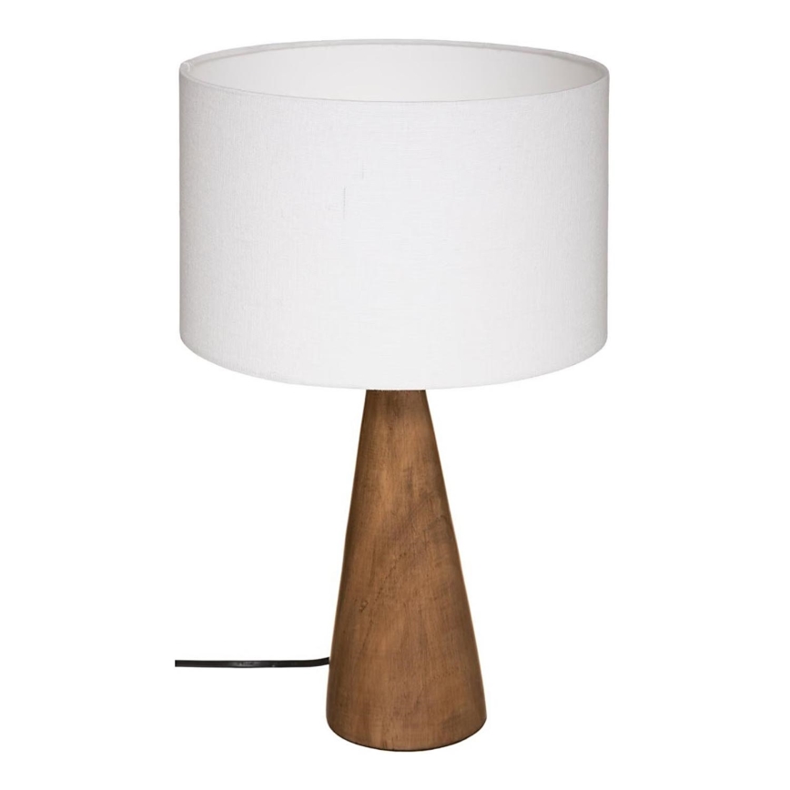 Atmosphera - Lámpara de mesa AINA 1xE27/25W/230V pino
