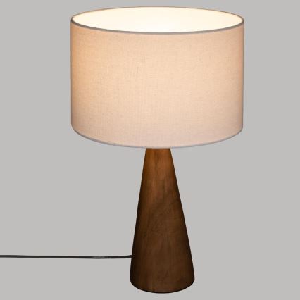 Atmosphera - Lámpara de mesa AINA 1xE27/25W/230V pino