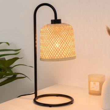 Atmosphera - Lámpara de mesa ALI 1xE27/25W/230V bambú