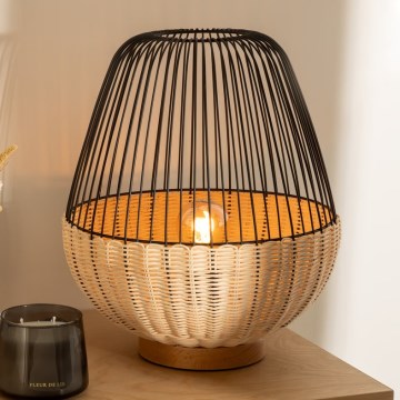 Atmosphera - Lámpara de mesa ANEA 1xE27/40W/230V ratán