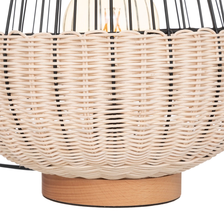 Atmosphera - Lámpara de mesa ANEA 1xE27/40W/230V ratán