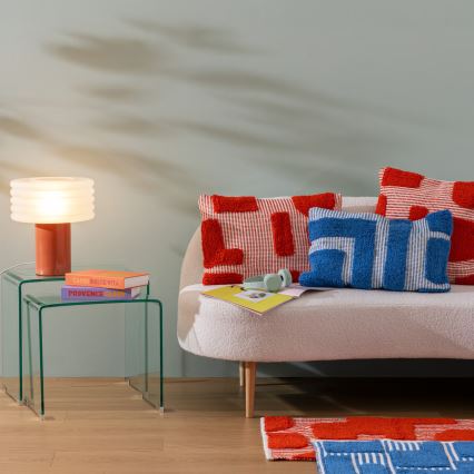 Atmosphera - Lámpara de mesa ASTI 1xE27/60W/230V color ladrillo