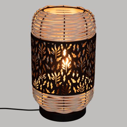 Atmosphera - Lámpara de mesa CALY 1xE27/40W/230V ratán