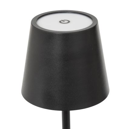 Atmosphera - Lámpara de mesa exterior recargable con LED regulable y control táctil CODY LED/5V 2400 mAh IP44