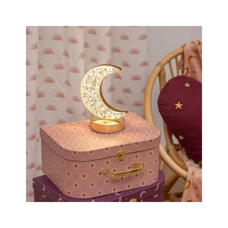 Atmosphera - Lámpara de mesa infantil LED BELLA LED/3xAA