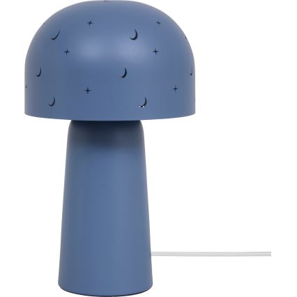 Atmosphera - Lámpara de mesa infantil STARRY MUSHROOM 1xE14/25W/230V azul