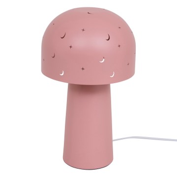 Atmosphera - Lámpara de mesa infantil STARRY MUSHROOM 1xE14/25W/230V rosa
