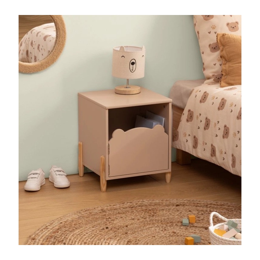 Atmosphera - Lámpara de mesa infantil TOXEY 1xE14/25W/230V con osito