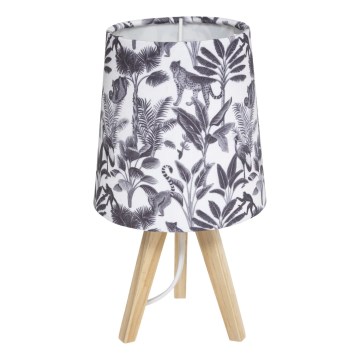 Atmosphera - Lámpara de mesa JUNGLE 1xE14/25W/230V pino